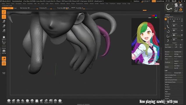 A Quick Guide for making Stylized Hair in ZBrush