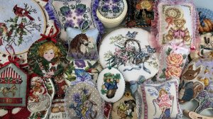 #50 Вышивальные итоги 2024 года: 37 готовых работ: Dimensions, Lanarte, Janlynn