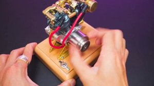 Real mini V Twin 4 Stroke Gasoline engine | Unbox | Start