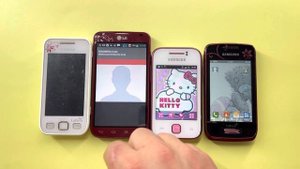 Incoming Call Four LaFleur Samsung S1 vs J1 vs Hello Kitty vs Samsung GT-S5250