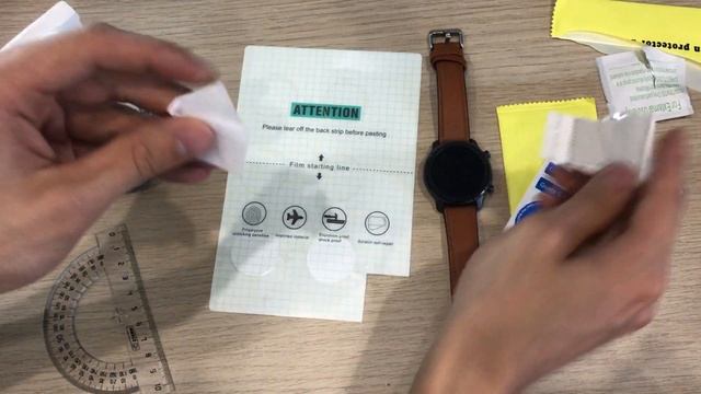Как правильно наклеить гидрогелевую пленка на смарт-часы, фитнес-браслеты и прочие устройства смотреть онлайн