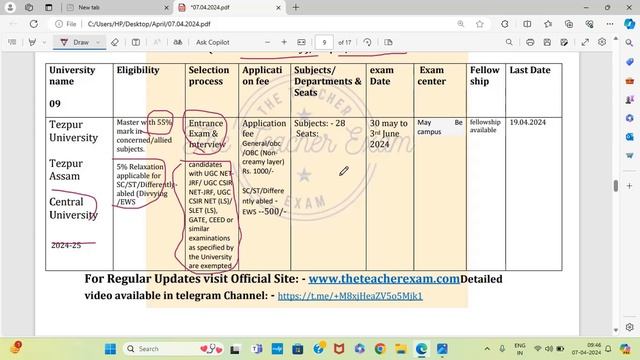 16 PhD Admissions Notification updates | IIT, NIT, IISER, central & State University PhD admission