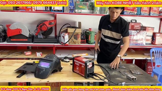 🔴 THANH LÝ 🔴 máy hàn que MINI KOBE ARC-200 pro NHẬT ||| khoẻ- rẻ- bền #mayhan #kobe #mayhanmini