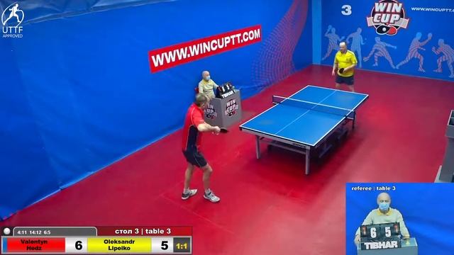 Гедзь Валентин 3-2 Липейко Александр Восток 3 WINCUP 23.02.22 Прямая Tрансляция Зал 3 смотреть онлайн