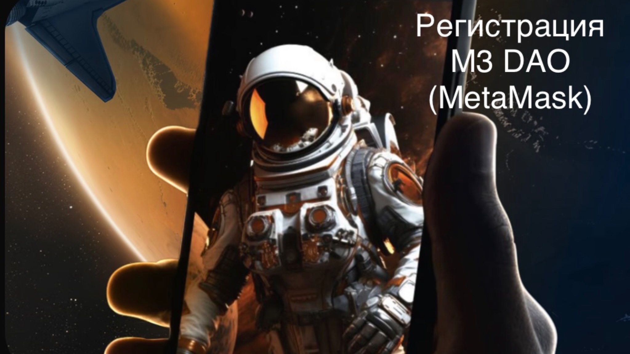 Регистрация M3 DAO  (MetaMask)