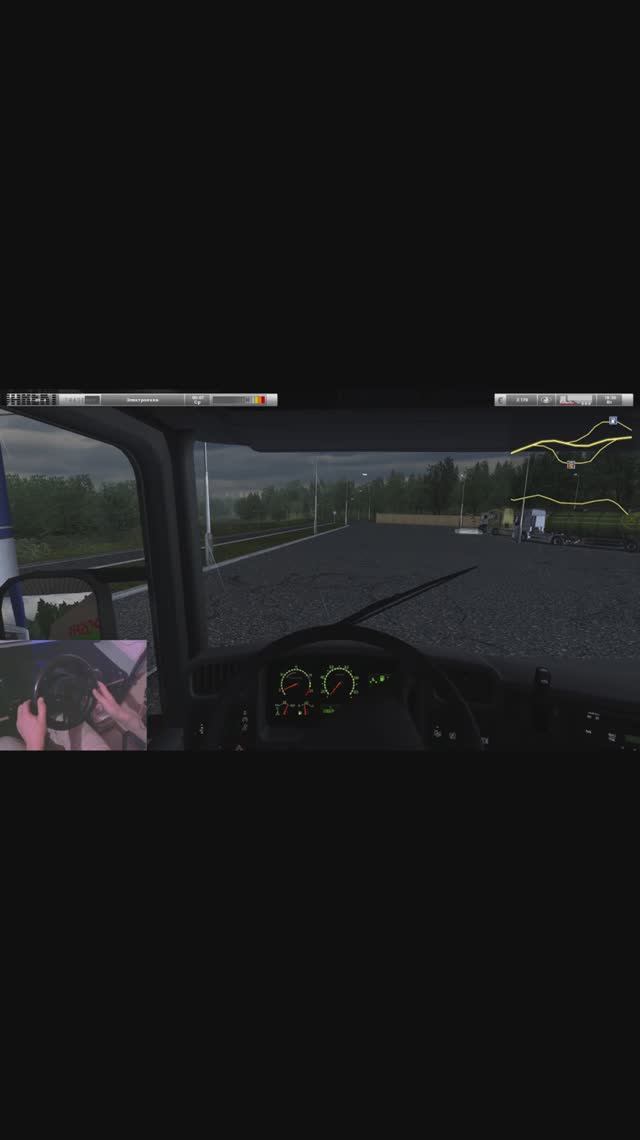 🎞️German Truck Simulator(2010). Уехал без прицепа.