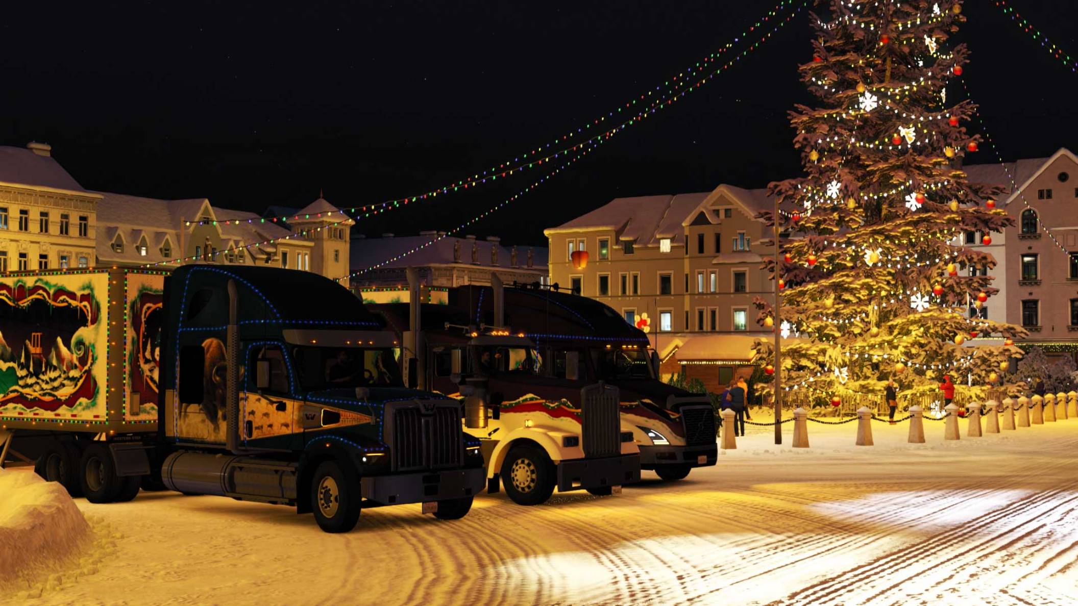 Поездка в WinterLand | О зимних приключениях в ATS и ETS | Корпорация "TAURUS" смотреть онлайн