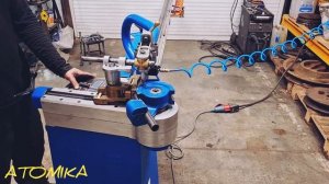 Трубогиб итальянский, фирмы Ercolina MB-42 с двухкоординатным позиционером А40/Р.