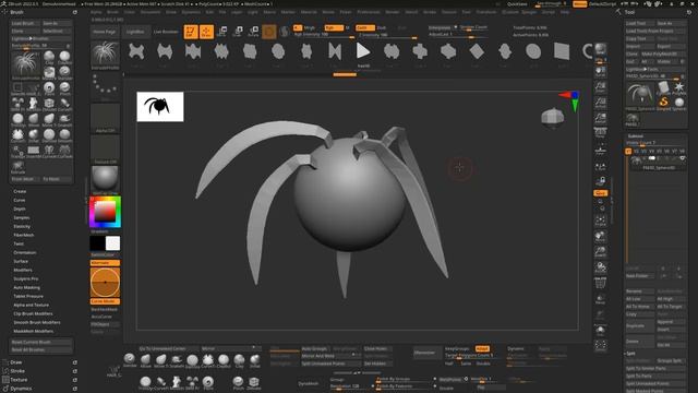 КРУТЫЕ ВОЛОСЫ В ZBRUSH Ч.2 I НОВЫЕ ФИШКИ И СПОСОБЫ