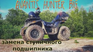 #22 AVANTIS HUNTER BIG.замена ступичного подшипника.
