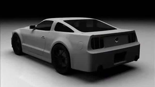 3D Model GT500 Mustang KITT Review смотреть онлайн