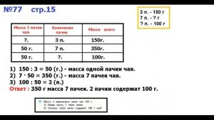 ГДЗ 4 класс Страница.15 №77 Математика Учебник 1 часть (Моро)