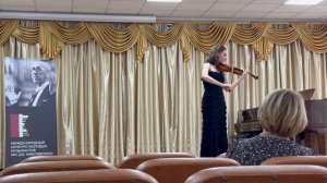 И. С. Бах. Соната №1 g-moll для скрипки соло, BWV 1001. 1 ч. Adagio, 2 ч. Fuga