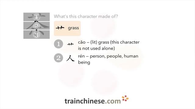 How to write 茶 (chá) – tea – stroke order, radical, examples and spoken audio