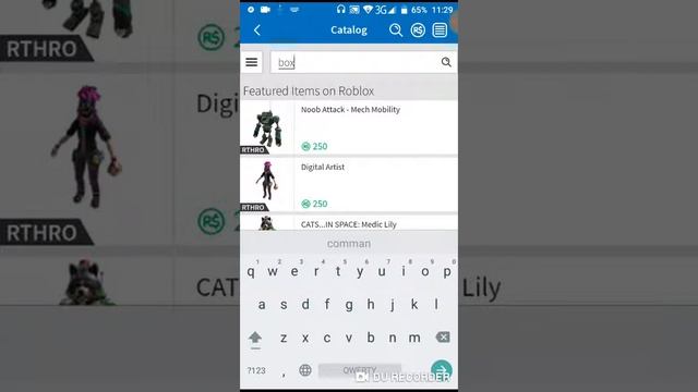Бесплатные вещи в Roblox