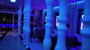 Ночной вид отеля Катамаран, Кемер, Турция