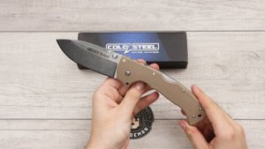 Нож Cold Steel 4-Max Scout, AUS 10A, Grive-Ex Desert Tan