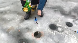 С сыном на рыбалке!