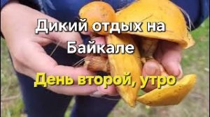 На Байкал "дикарями". День второй. Утро на Байкале.