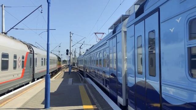 ЭД4М "две столицы" прибывает в Севастополь смотреть онлайн