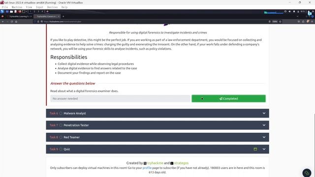 1.2 Introduction to Cyber Security - Careers in Cyber {TRYHACKME}