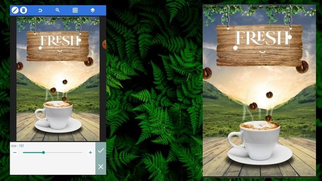 how to make Coffee shop flyer with pixallab - easy editz