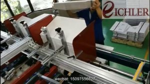 Полуавтоматическая фальцевально-склеивающая линия с подачей коробки из двух частей JAB-2300