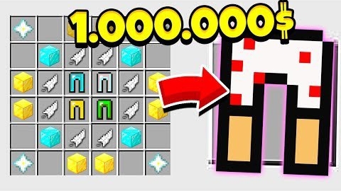 КАК СКРАФТИТЬ ШТАНЫ БОГА ЗА 1.000.000$ В МАЙНКРАФТ? СЕКРЕТНЫЙ КРАФТ смотреть онлайн