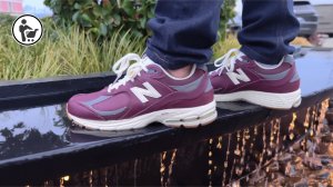 New Balance 2002r Burgundy Vintage Leather