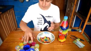 DIY РАЗНОЦВЕТНАЯ ГАЗИРОВКА SKITTLES КАК СДЕЛАТЬ ЕЕ ДОМА