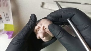 лепим личико цветочного эльфа