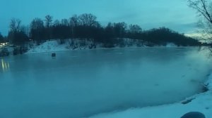Пошел на речку проведать рыбные места, а льда-то почти что нет!!! 9 января 2025...