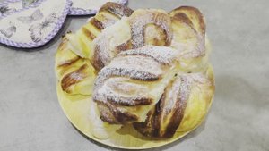 Булочки с творогом в духовке / Готовим булочки из дрожжевого теста с творогом