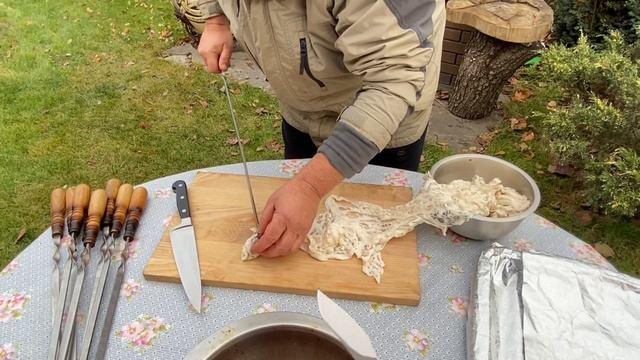 Як посмажити печінку у жировій сітці