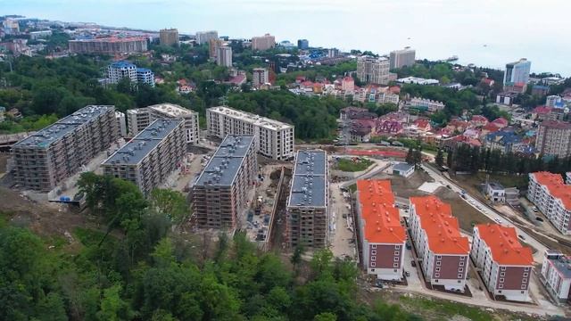 Этапы строительства ЖК Оливия  (апрель 2024)