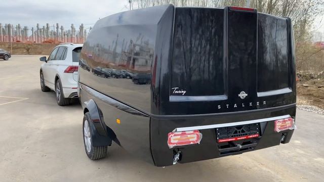 Прицеп Сталкер Туринг чёрного цвета смотреть онлайн