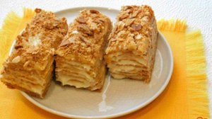 Торт Наполеон из готового слоеного теста