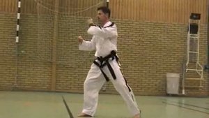 Чунг Му видео тхэквондо туль красночерный пояс 1 гып хьенг 30 движений комплекс Choong Moo Tul спор
