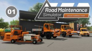 Road Maintenance Simulator 2 - 01 - Новый старт. Поиск и ремонт. Кривые столбы и мятые отбойники.