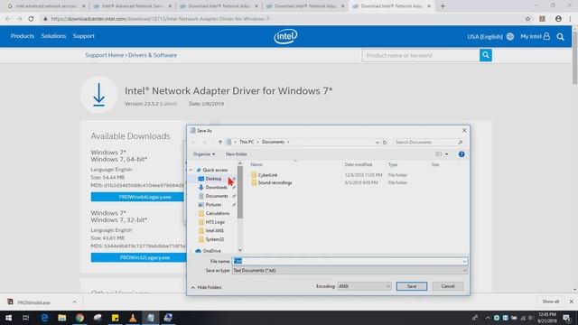 Intel ANS (Advanced Networking Services) - Part 1 : download and installation (turn on captions)
