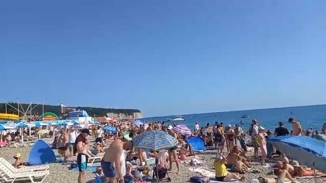 #ДИВНОМОРСКОЕ 🌞ПЛЯЖ ДИВНОМОРСКИЙ (ЦЕНТРАЛЬНЫЙ ).😊🏖 23 ИЮНЯ 2024.#черноеморе #дивноморск