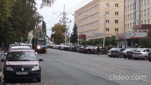 БОЛЬШОЕ ВИДЕО - RUSSIA TRAM РОССИЯ ГОРОД УФА. УФИМСКИЕ ТРАМВАЙ. УЛ ЗОРГЕ. ОСЕНЬ 2021 25 СЕНТЯБРЯ HD