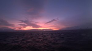 Выходим в море, перед штормом.