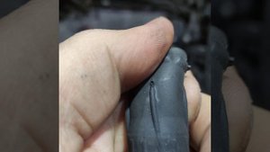 Пробитый колпачок катушки зажигания