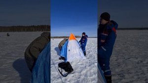 Зимняя рыбалка на Белоярке.