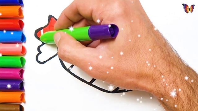 Как нарисовать конфеты / Рисуем сладости / How to draw rainbow candy / Drawing sweets for children смотреть онлайн