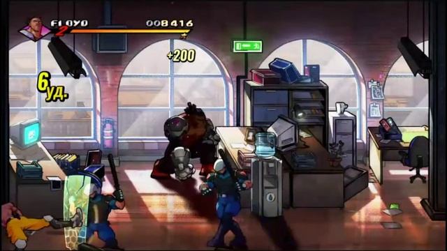 PS4 Streets of Rage 4 Stage 2 Police Station / Ярость Улиц 4 Уровень 2 Полицейский Участок