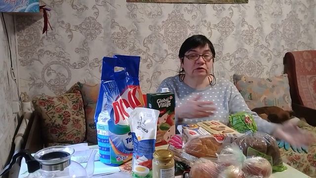 12-01-2025. Жизнь в деревне - Сегодня по магазинам, купили продуктов. Обзор , цены