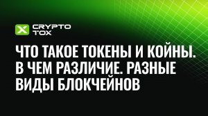 Что такое токены и койны. В чем различие. Разные виды блокчейнов