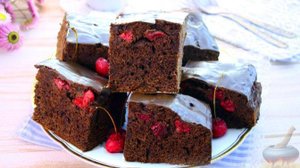 Десерт, который захочется повторить. ШОКОЛАДНЫЙ ПИРОГ НА КЕФИРЕ С ВИШНЕЙ